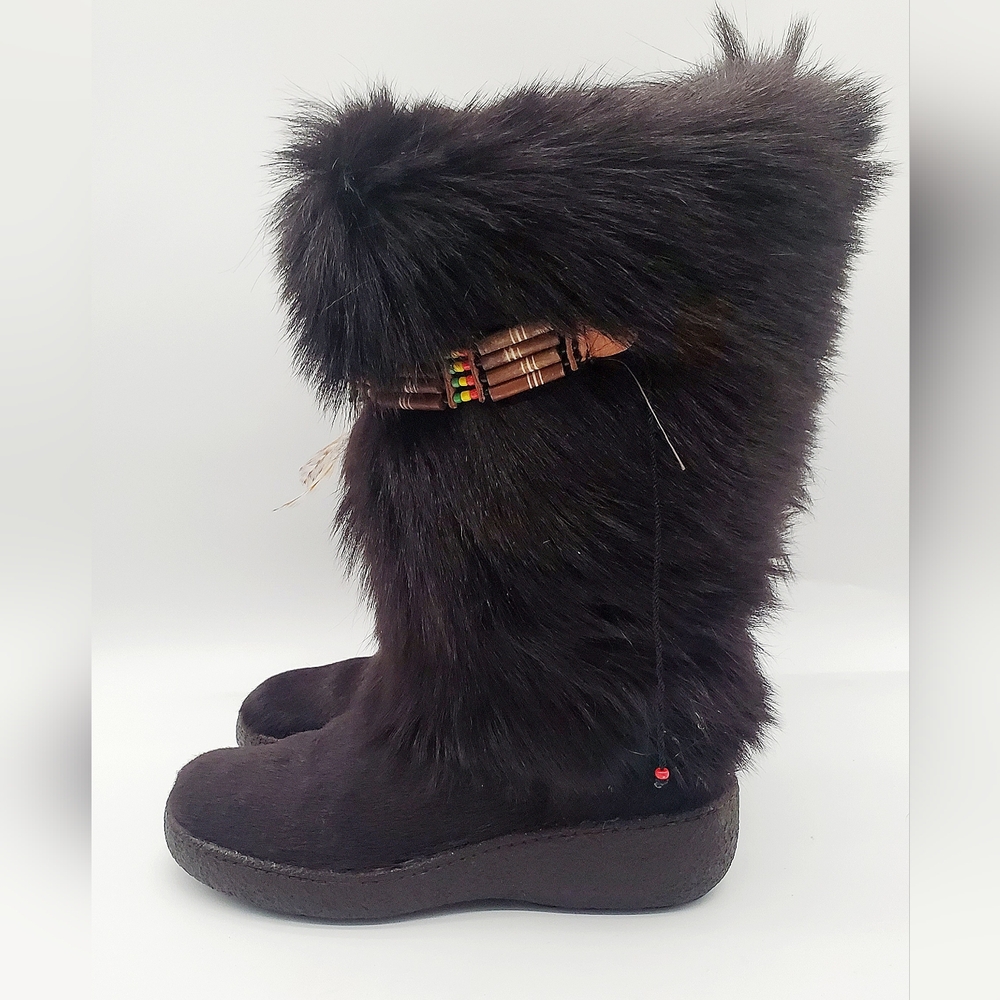 PAJAR Fur Goat Winter Ski Boots 40 - Picture 1 of 16